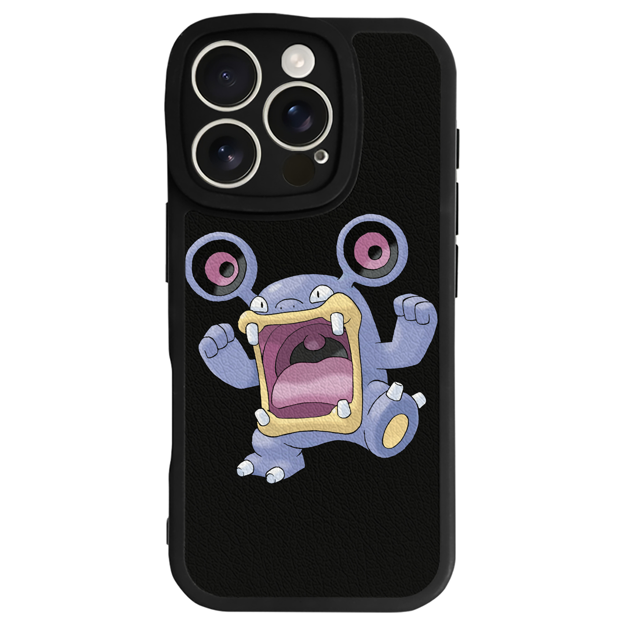 （画像用） ポケットモンスター Pokémon 【iPhone 16シリーズ対応】シリコンスマホケース（レザー調） 材質：シリコン